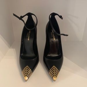 Saint Laurent 7 contrasting toe cap pumps
